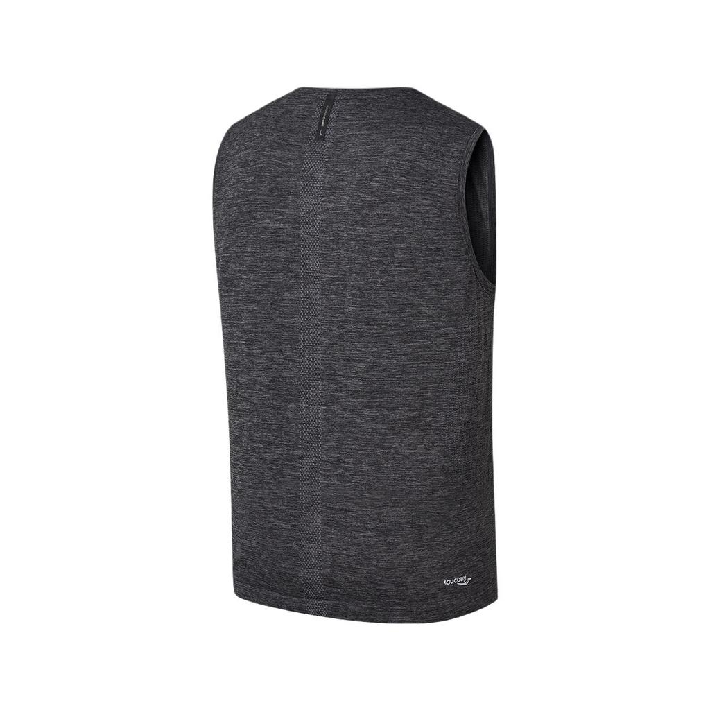 Saucony Round Neck Pullover Simple Soft Comfortable Sleeveless Vest Men tops SA2260TK61L-BK001