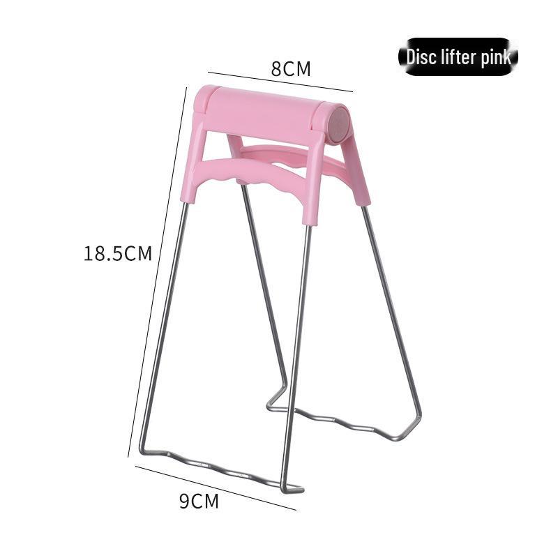 

Зажим для подъема мисок и тарелок с защитой от ожогов и нескользящим покрытием