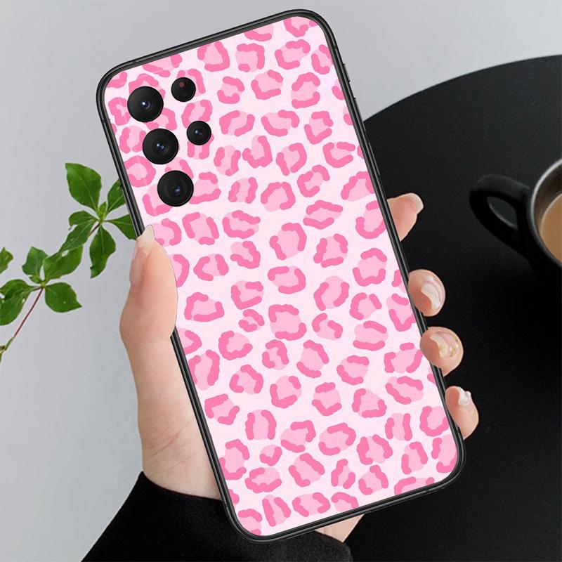 Leopard Animal Print Funda Phone Case For Samsung Galaxy S26 S25 S24 S23 S22 Ultra S23 S22 S25 Plus S24 FE S26Edge