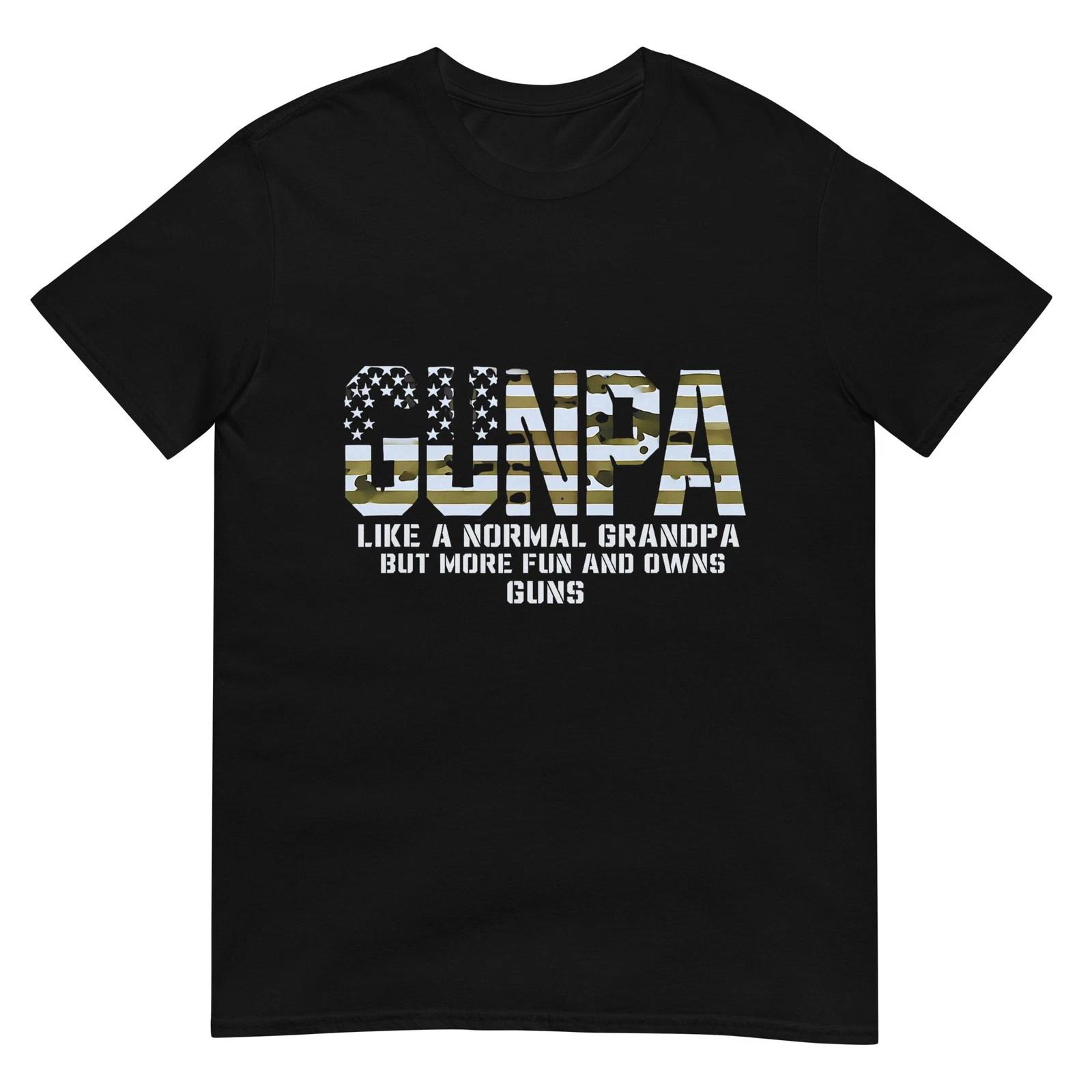 

Gunpa Like A Normal Grandpa But More Fun and Owns Guns T-Shirt 2XL