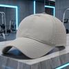 Summer Lightweight Baseball Cap, Adjustable Back Buckle Quick-Drying Sun Hat, Breathable Holes Sun Protection Hat for Hiking Running Cycling Outdoor