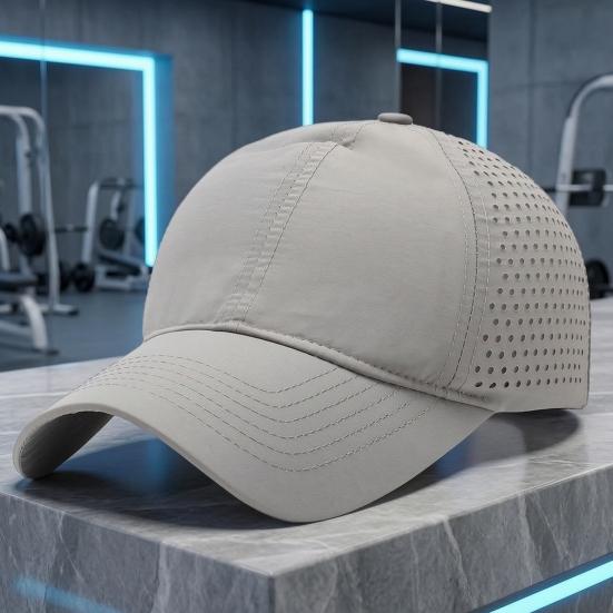 Summer Lightweight Baseball Cap, Adjustable Back Buckle Quick-Drying Sun Hat, Breathable Holes Sun Protection Hat for Hiking Running Cycling Outdoor