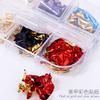 12 Grid Nail Art Gold Foil Paper Japanese Nail Art Highlight Gold And Silver Foil Fragments Box Diy Decorative Tin Foil Nail Sticker