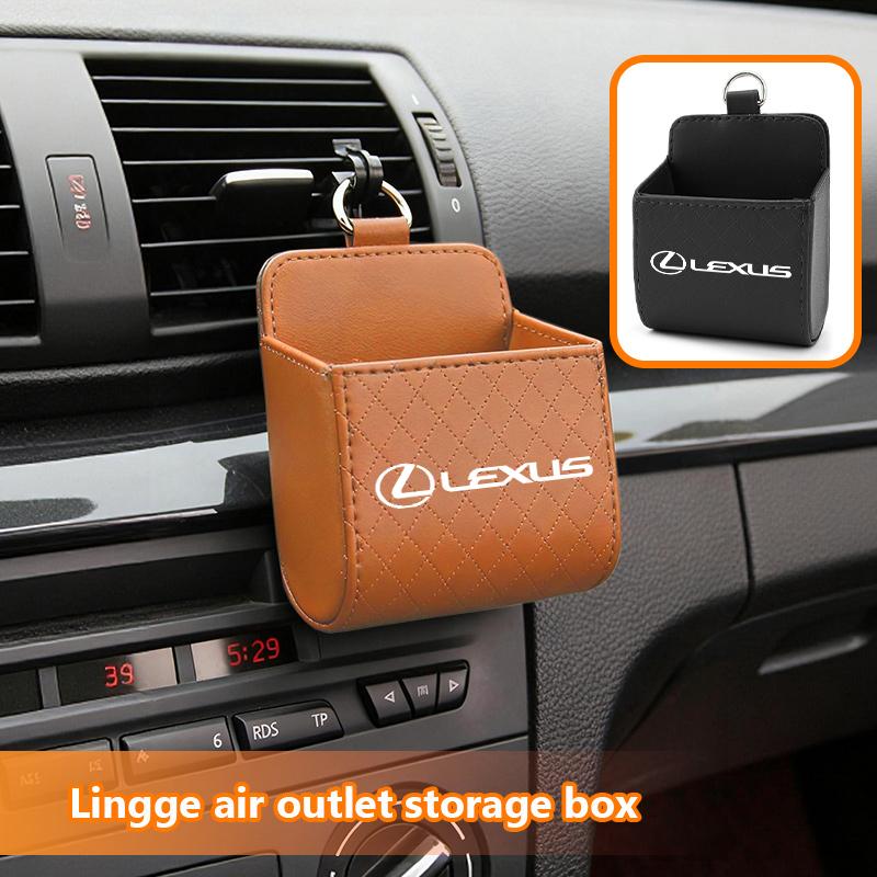 For Lexus Car Air Outlet Storage Box Phone Lipstick Lighter Organizer RX 300 400 460 UX 200 NX LX LS GS 330 IS 250 300 GX
