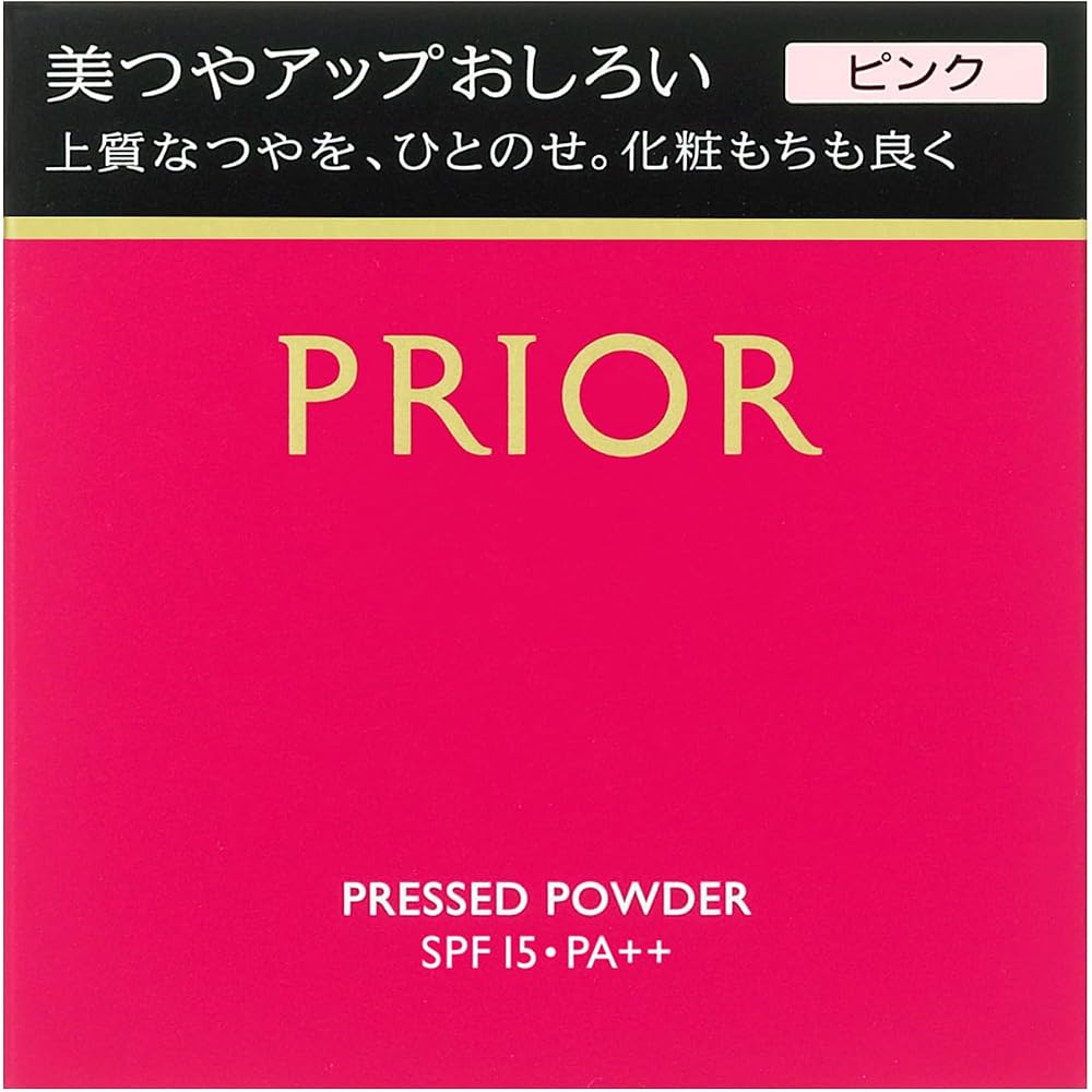 Prior Face Powder Pink 9.5g SPF15 PA++ Smooth Finish Makeup