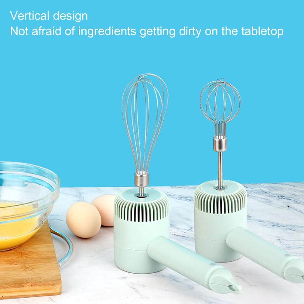Wireless Electric Food Mixer Portable Rechargeable Cordless Egg Beater Baking Dough Cake Cream Milk Frothers Kitchen Tools