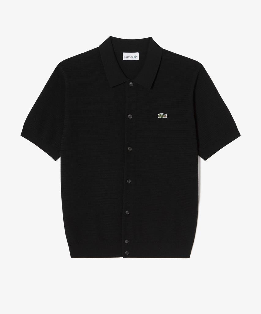 Lacoste Men'S Scallop Short Sleeve Cardigan Ah457E-56G 031