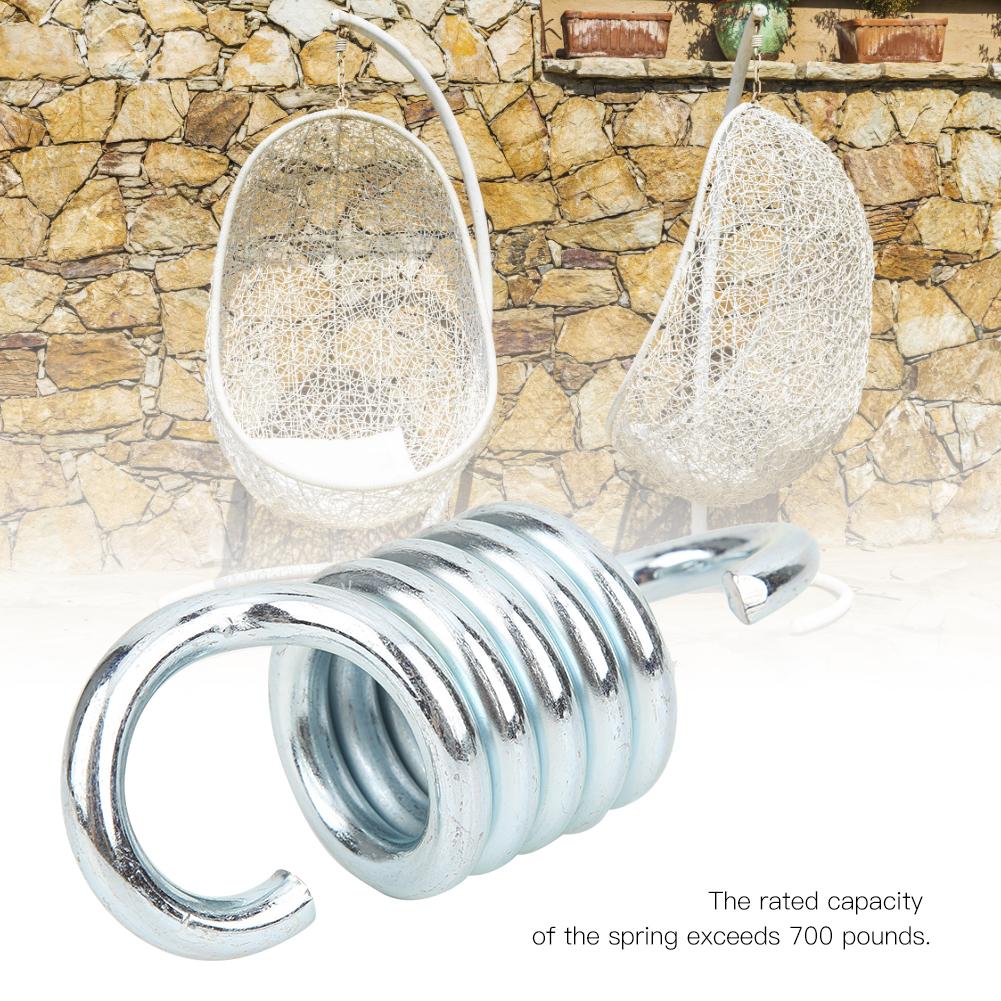 Gümüş Ağır Hizmet Yaylı Süspansiyon Kancaları Metal Hamak Kancası Döner Asılı Sandalye Aksesuarları için