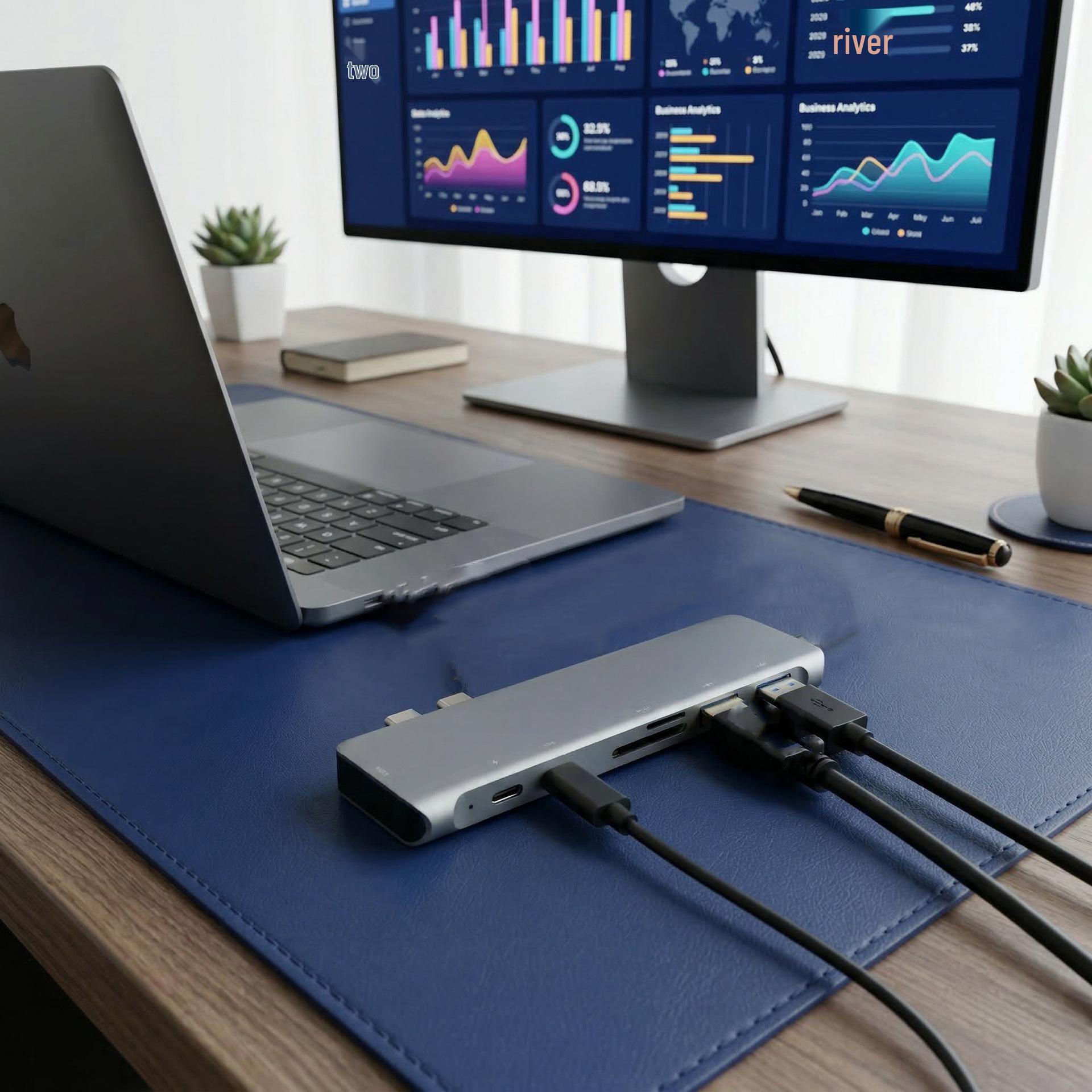 MacBook Neo Docking Station: 5Gbps High-Speed SD/TF Card Reader & HDMI Adapter for Apple Computers 822