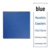 Custom PU Leather Tea Coasters with Hand-Sewn Edges and Insulation Pad, Featuring Your Enterprise Logo.