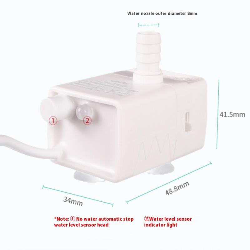 Water Pump Pet Cat Water Dispenser Anti Dry Burning Motor Cat Flower Water Dispenser Fish Tank Submersible Pump