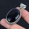 Daughters Day Deal Oval Blue Sunstone Stone Handmade New Pendant Sterling Silver