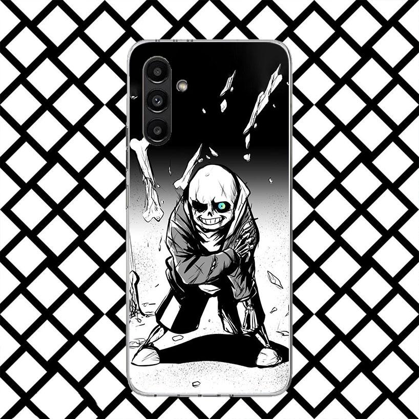 U-Undertale Sans Doggo Phone Case for Samsung Galaxy A17 A37 A57 A16 A26 A36 A56 A15 A25 A35 A55 A14 A24 A34 A54 A13 A23 A33 A53