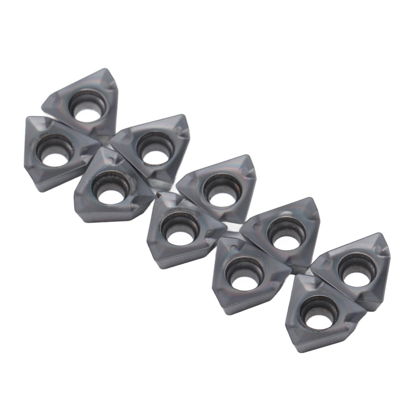 

10Pcs Turning Insert Cemented Carbide Lathe Cutter Milling CNC Tool Set Kit for Wood Metal