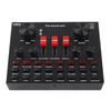 Live Sound Card 8 Modes Voice Changer Sound Mixer Board with 16 Sound Effects for Karaoke Live Streaming