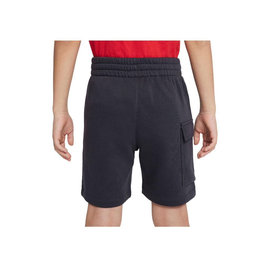 Nike Sportswear Logo Print Loose Fit Sports Shorts Kids shorts Dark-Smoke-Gray FJ5530-070