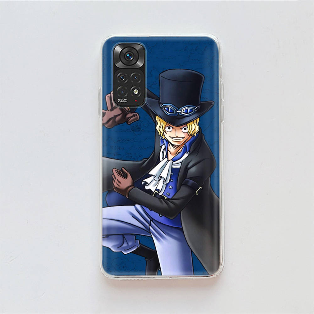 

Чехол DT18 One Piece Sabo для Samsung A04 A14 A23 A34 A54 M23 M33 M52 M53 Realme 10 9 C30S C35 C55 VIVO Y02S Y21 Y33S Y51 X80 Pro Прозрачная крышка Infinix Hot 10i зелёный