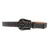Women's European & American Rhinestone Skull Snake Skin Leather Belt - Extended Denim Style