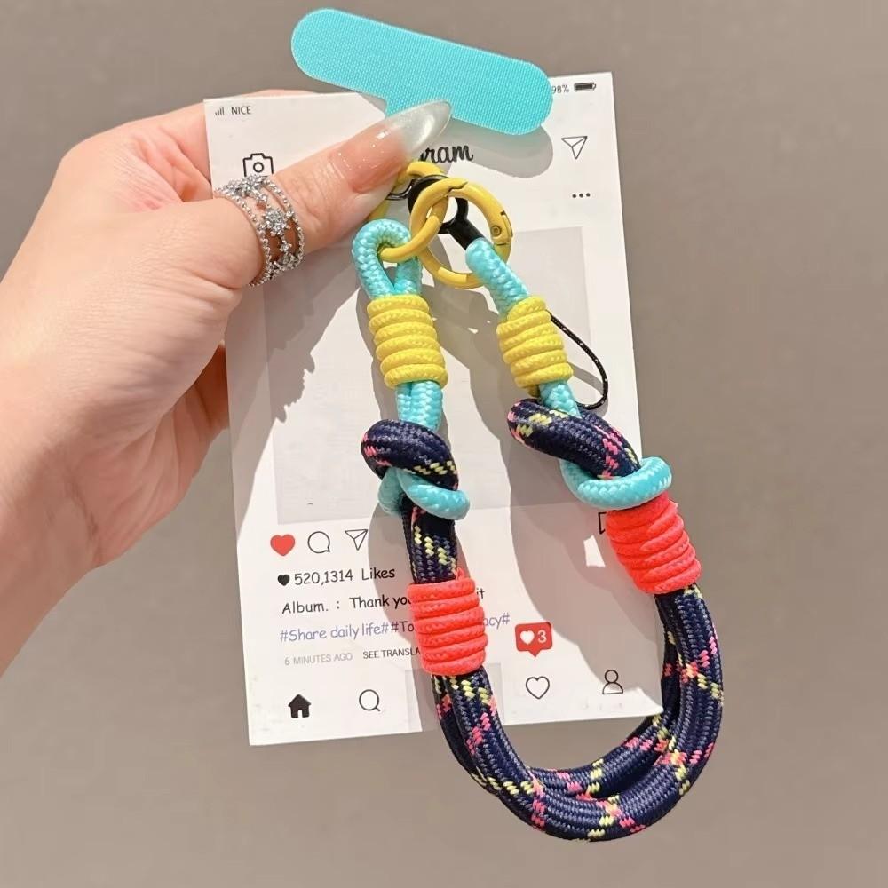 Removable Mobile Phone Lanyard Adjustable Phone Lanyard Strap New Braided Hand Rope  Women