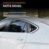 Car Rear Window Louvers Sticker For BMW X6 F16 2015- Rear Triangle Window Shade Spoiler Decoration Accessories