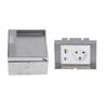 Recessed Floor Socket 2 Prong Outlet USB and Type C Ports Waterproof Concealed Electrical Outlet