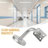 1Pcs Guardrail Banisters Indoor Support Handrail Bracket Stair Railing Support Brackets Stair Rail Bracket Hardware