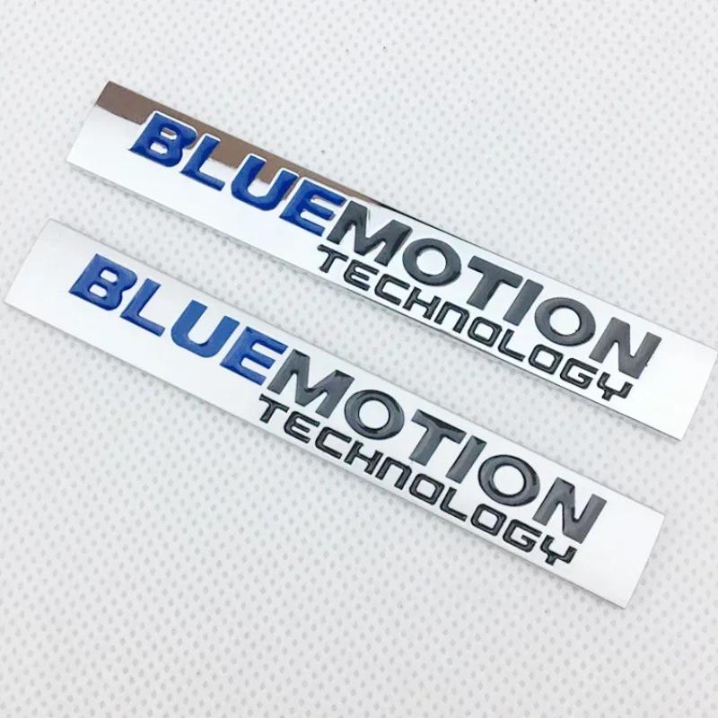 AABLF1 3D Metal Car Trunk Grill Badge Bluemotion Emblem Stickers For VW Passat B8 Polo Golf 6 7 Logo Bluemotion Volkswagen Accessories