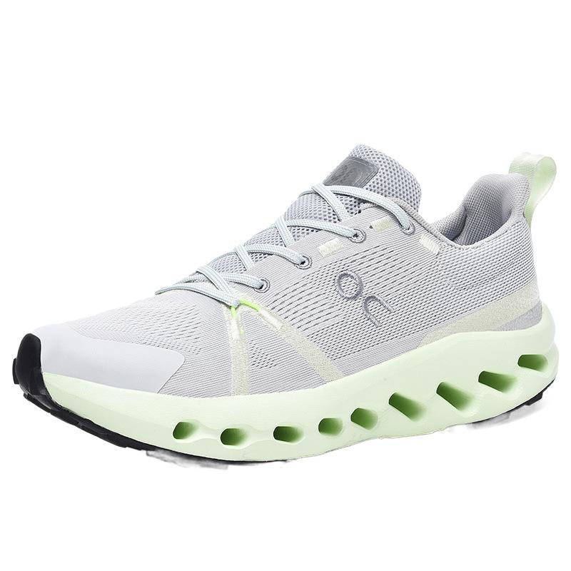 Jesienne buty sportowe Guochao do biegania Męskie amortyzujące buty do biegania Lekkie, oddychające buty z tkaniny typu flying weave