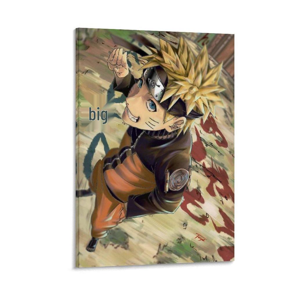Banyo veya Giriş Alanı Dekorasyonu İçin Naruto Kanvas Duvar Sanatı