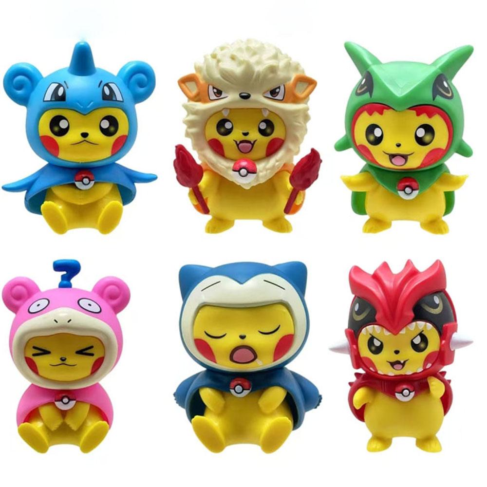 

10CM Anime Game Translator Pikachu Figure Pocket Monsters Animation Cute Model Toys Gifts Collection Decoration Ornaments PVC No box