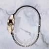 Used Working Item  Good Condition RADO BALBOA Cut Glass Hard Metal Case Automatic Watch Ladies Rado Balboa Combination Bracelet SS Gold Silver