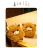 Adorable Highland Cattle Plush Doll - Round Cushion, Cartoon Ornament, Perfect Children's Birthday Gift.