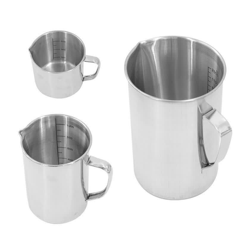 Bingyu BJyl-248 Thickened 304 Stainless Steel Measuring Beaker