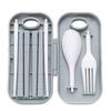Cutlery Set Creative Reusable PP Portable Students Cutlery Set Outdoor