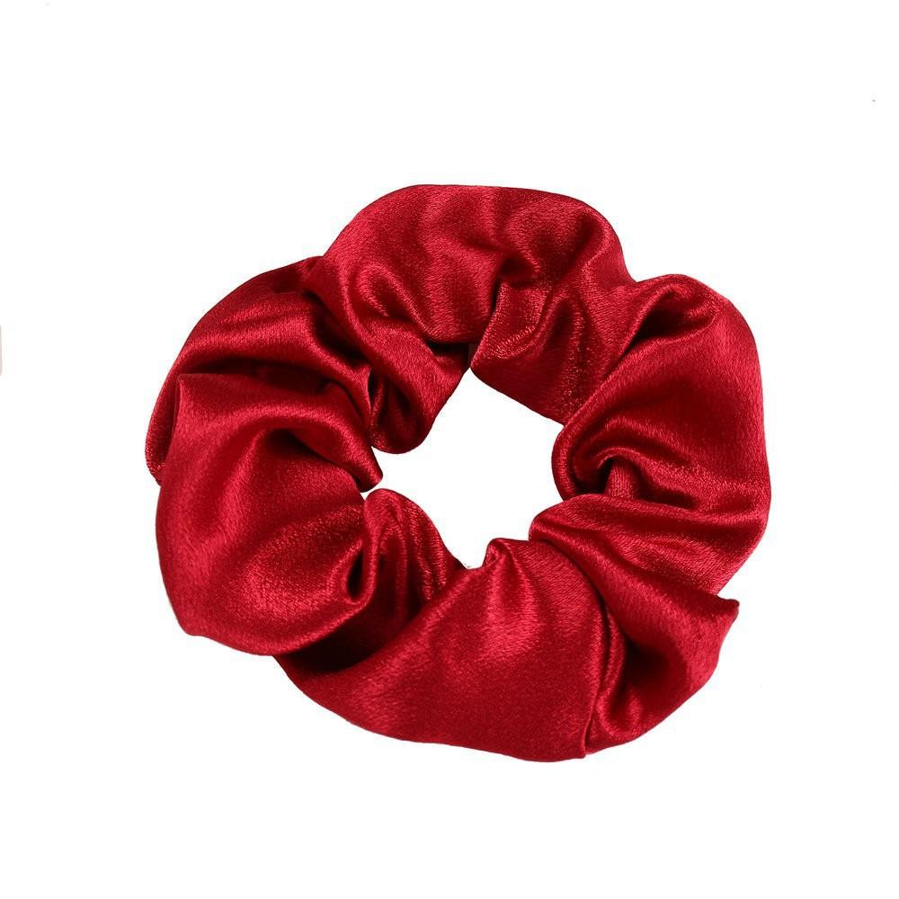 Elegant Satin Hair Ring - Simple Fashion Solid Color Headband Accessory