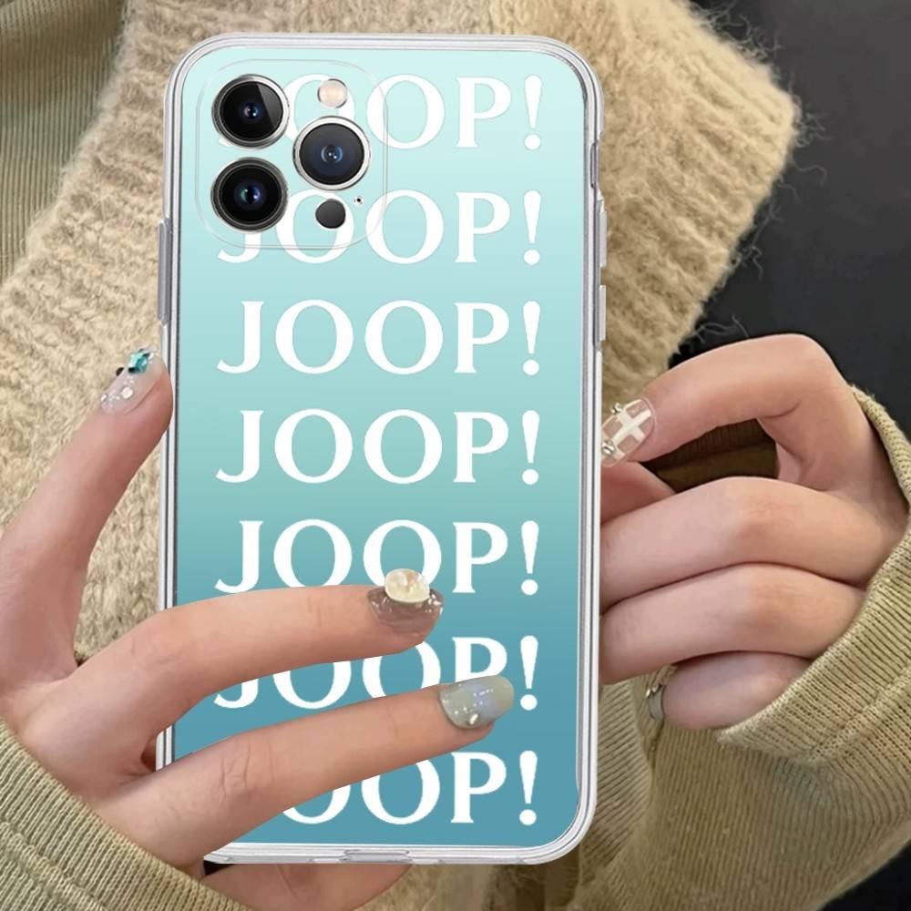 

Модный бренд J-Joop Чехол для телефона для IPhone 17 16 15 14 13 11 12 Pro Max 16 Plus Прозрачный iPhone 17 Pro