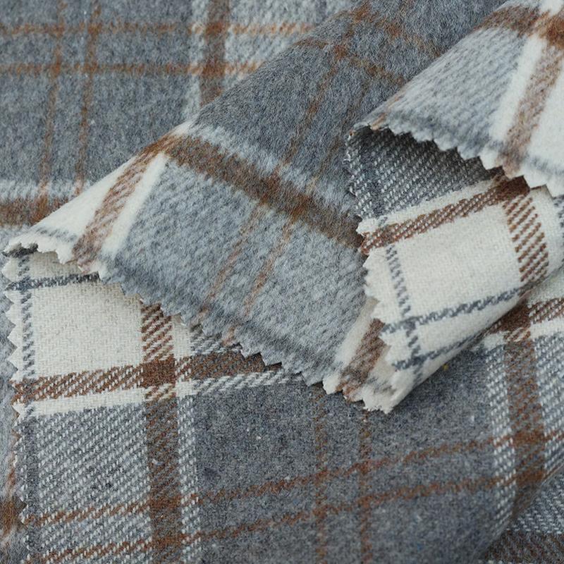 1M Thicken Grinding Wool Plaid Fabric Academic Style JK Clothing Suit Uniform Shirt Skirt Jacket Pants DIY Apparel Sewing Fabric