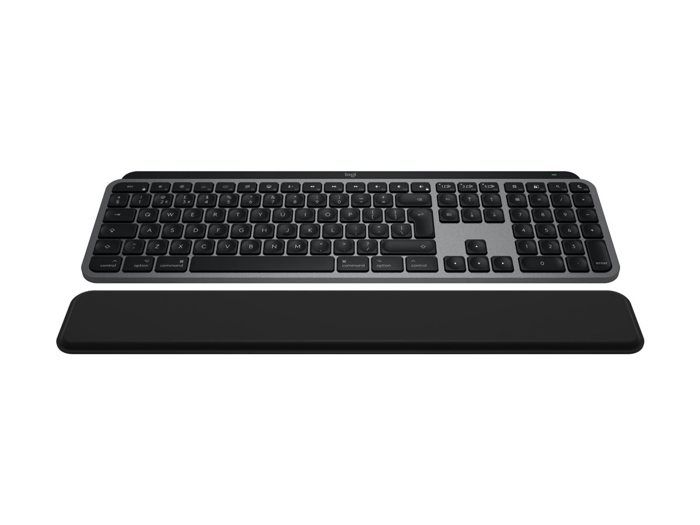 Ensemble clavier sans fil Azerty + souris sans fil rechargeable Logitech MX Keys S Combo pour Mac Gris sidéral