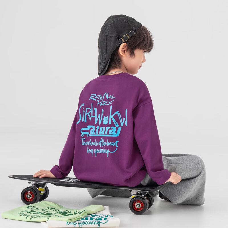 

Boys Cotton Long-Sleeve Graphic Tee 140