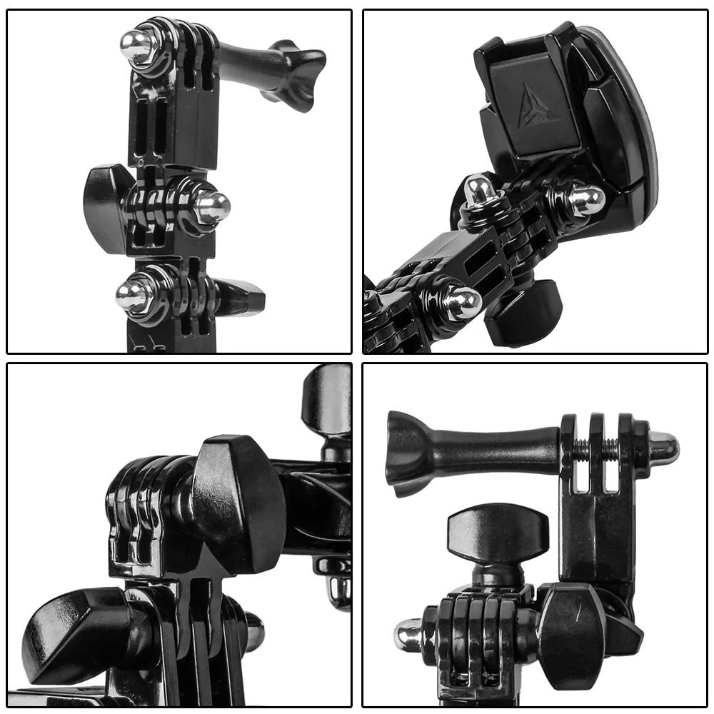 Motorcycle Helmet Chin Camera Gopro Support Bracket For BMW For VOGE For Honda Adjustable Sports Riding Recorder Mounting Holder