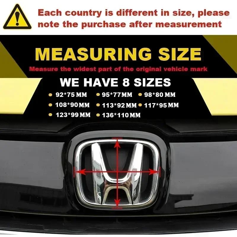 PMMA Car LED Front Emblem Sticker Rear Trunk Light Badge for Honda Accord Odyssey Civic CRV FIT Jazz Pilot Amaze City HRV Freed