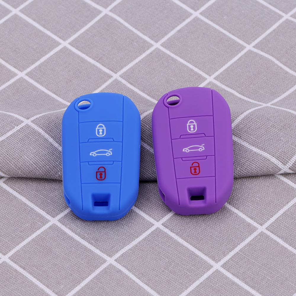 Flip Car Key Cover Case for Peugeot 508 301 2008 3008 408 4008 308 Car Key Case Protector Holder for Citroen C4 CACTUS C5 C3 C4L
