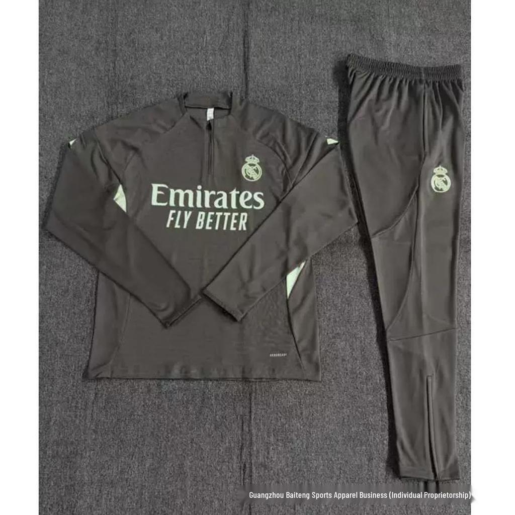 New Real Madrid Vs. Barcelona Adult Match Jersey and Training Suit Set 2526