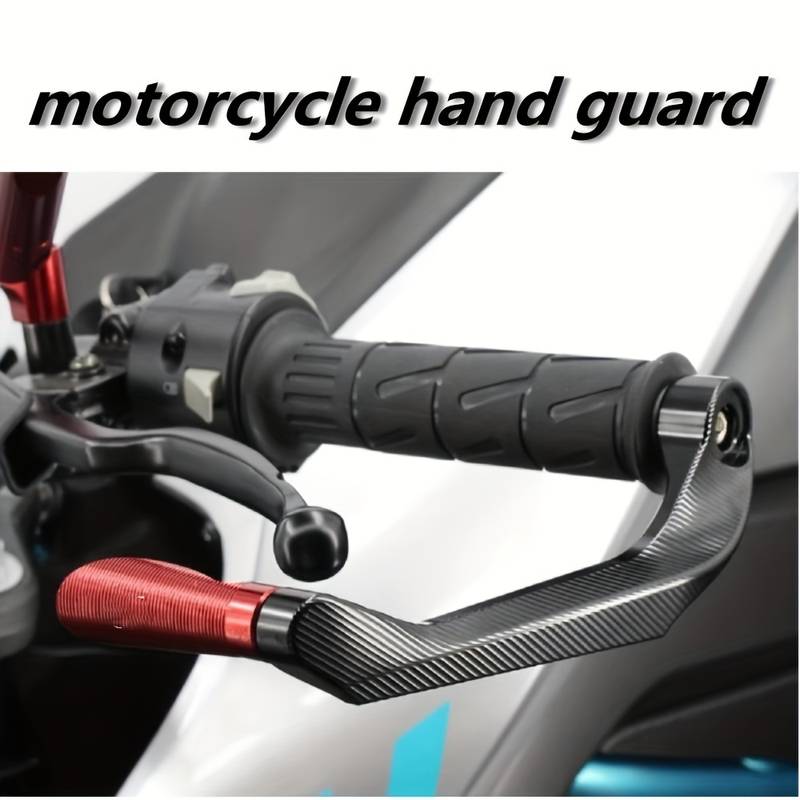 Motorcycle CNC Aluminum Handlebar Brake & Clutch Lever Handguard Shield and Protector Gear Modification Accessories
