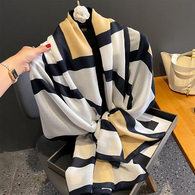 New Fashion Women Scarf Cotton Linen Scarves Shawl Spring Autumn Sun Protection Accessories Wrap Blanket Bandana Scarves Foulard