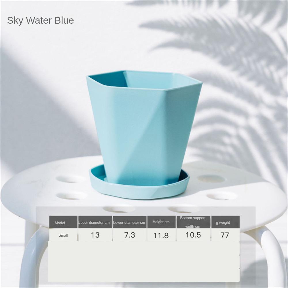 Practical Water-saving Tray Compression Extrusion Simple Temperament Ventilation Hole Design Flower Pots And Planting Flowerpot