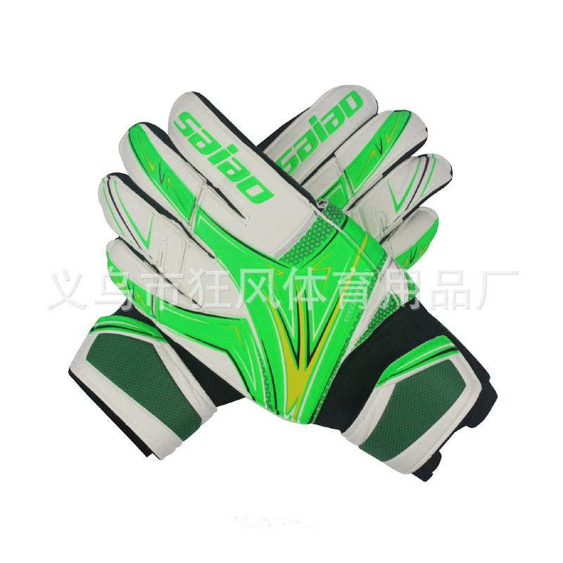 Kids Football Goalkeeper Gloves With Finger Protection Training Match Non-Slip Latex Youth Goalie