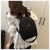 Lightweight Polyester Backpack Large Capacity Commute Travel Bag Multi Carry Style Shoulder Handbag for Women