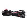 Double Color High Low Beam Wiring Harness Dual Relay 30A   14AWG   Cable Harness for Off Road Vehicles SUV Pickup Trucks Motorcycles