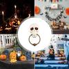 Luminous Halloween  Door Knocker With Light-up Eyes Haunted House Doorbell  Door Bell